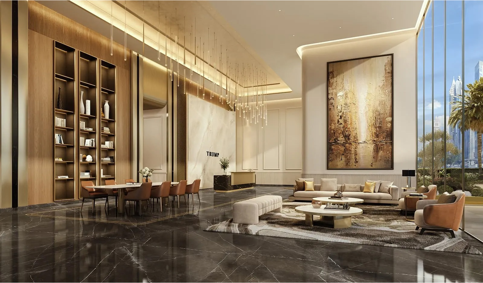 معماری برج ترامپ دبی