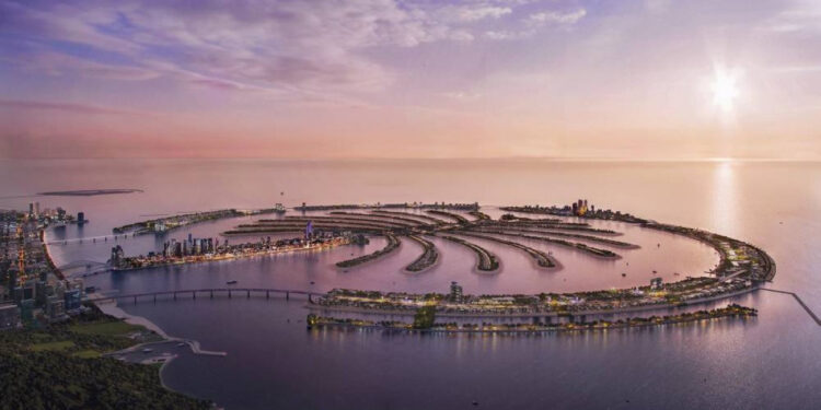 زیرساخت جزیره پالم جبل علی